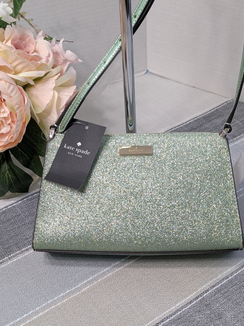 kate spade Kenzie Glitter Crossbody